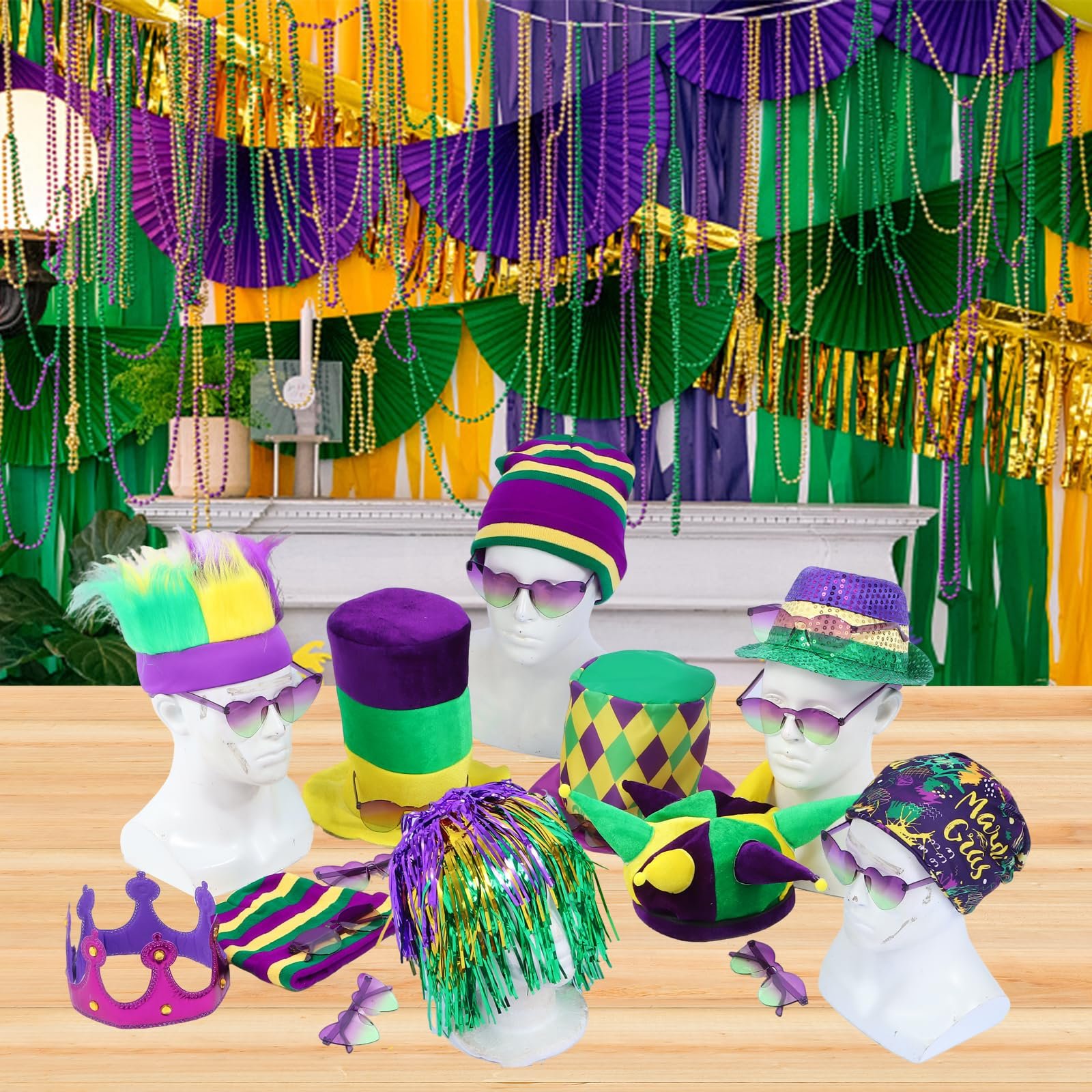 Wholesale Mardi Gras beads and carnival party giveaways for events, parades and brand promotions