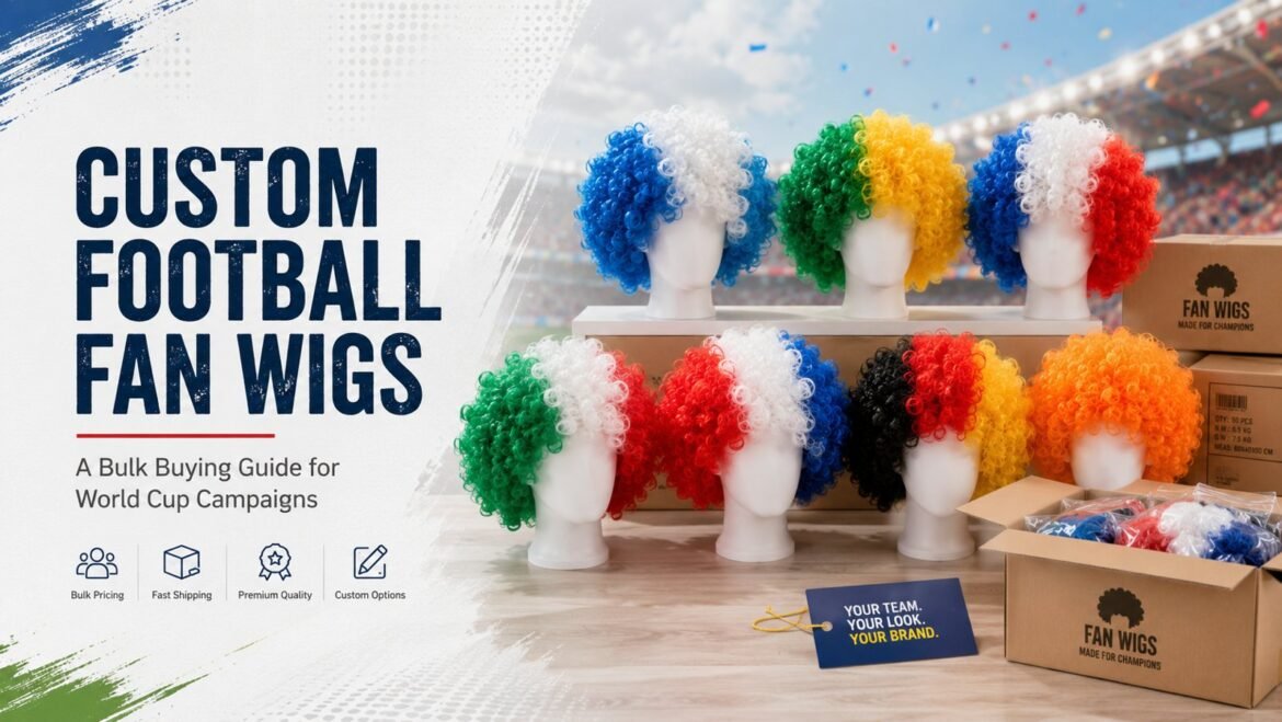 Custom Football Fan Wigs: A Bulk Buying Guide for World Cup Campaigns hero image