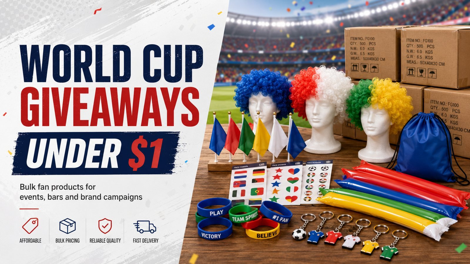 Best Low-Cost World Cup Giveaways Under $1 hero image